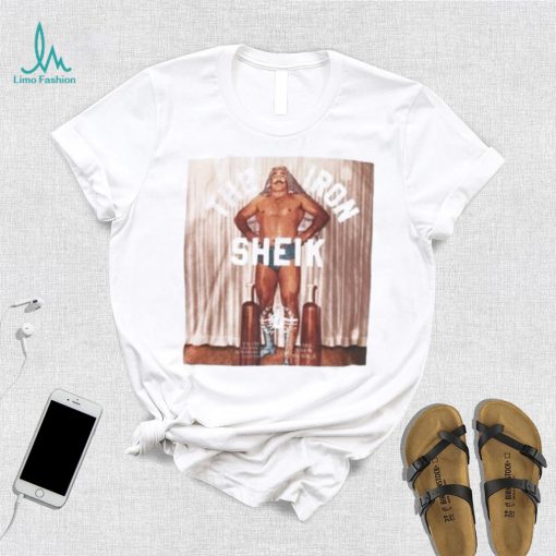 Iron sheik stance photo t shirt