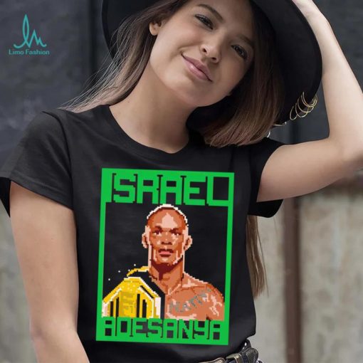 Israel Adesanya Champion pixel art shirt