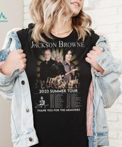 Jackson Browne 2023 Summer Tour thank you for the memories signature shirt