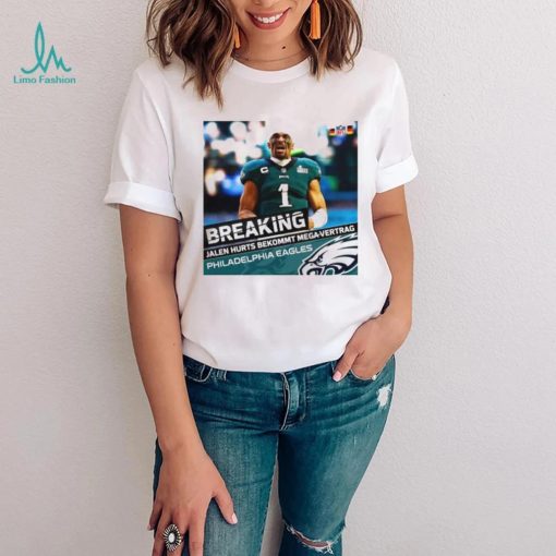 Jalen Hurt Bekommt Mega Vertrag Philadelphia Eagles Shirt