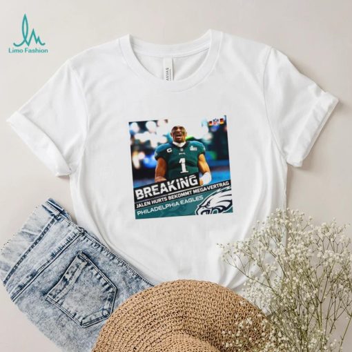 Jalen Hurt Bekommt Mega Vertrag Philadelphia Eagles Shirt