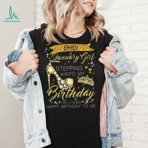 January Birthday Girl Shirt, Birthday Queen Shirt, Birthday in January Girl Shirt, Personalized a Queen was Born in January