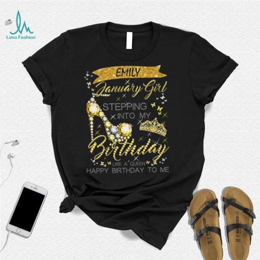 January Birthday Girl Shirt, Birthday Queen Shirt, Birthday in January Girl Shirt, Personalized a Queen was Born in January