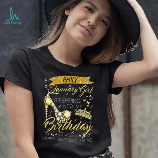 January Birthday Girl Shirt, Birthday Queen Shirt, Birthday in January Girl Shirt, Personalized a Queen was Born in January
