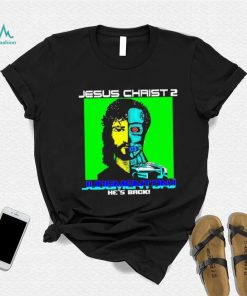 Jesus Christ 2 judgement day 8 bit he’s back shirt