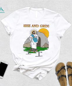 Jesus rise and grind 2023 logo t shirt