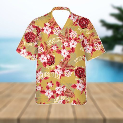 Jim Beam Hawaiian Shirt Flowers Pattern Personalized Gift For Him And Her