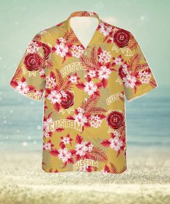 Jim Beam Hawaiian Shirt Flowers Pattern Personalized Gift For Him And Her