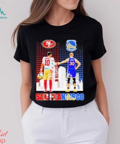 Jimmy Garoppolo And Stephen Curry San Francisco City Skyline Signatures Shirt