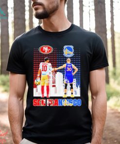 Jimmy Garoppolo And Stephen Curry San Francisco City Skyline Signatures Shirt, hoodie, sweater, long sleeve and tank top Jimmy Garoppolo And Stephen Curry San Francisco City Skyline Signatures Shirt