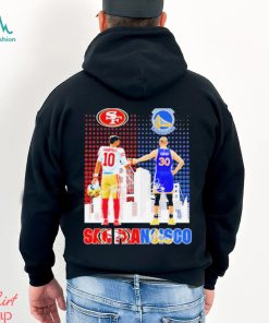 Jimmy Garoppolo And Stephen Curry San Francisco City Skyline Signatures Shirt, hoodie, sweater, long sleeve and tank top Jimmy Garoppolo And Stephen Curry San Francisco City Skyline Signatures Shirt
