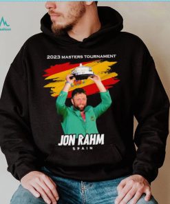 Jon Rahm 2023 Masters Tournament Champion Spain flag shirt