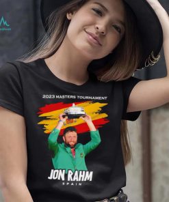 Jon Rahm 2023 Masters Tournament Champion Spain flag shirt