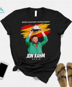 Jon Rahm 2023 Masters Tournament Champion Spain flag shirt