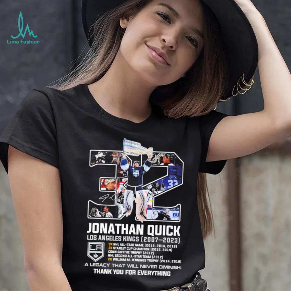 Jonathan Duck Los Angeles Kings 2007 2023 thank you for everything signature shirt Jonathan Duck Los Angeles Kings 2007 2023 thank you for everything signature shirt