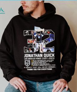Jonathan Duck Los Angeles Kings 2007 2023 thank you for everything signature shirt