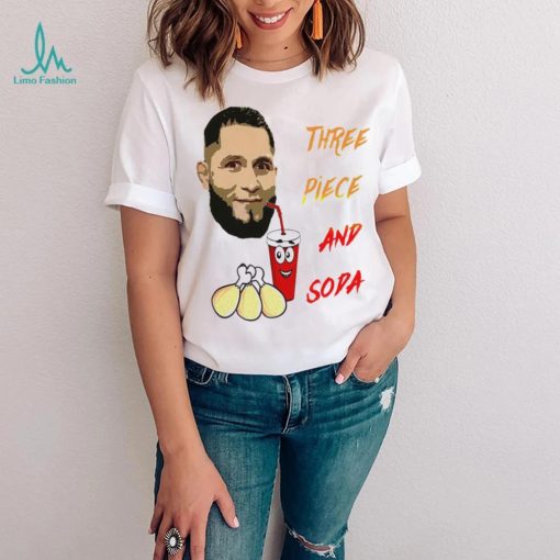 Jorge Masvidal three piece and a soda meme shirt