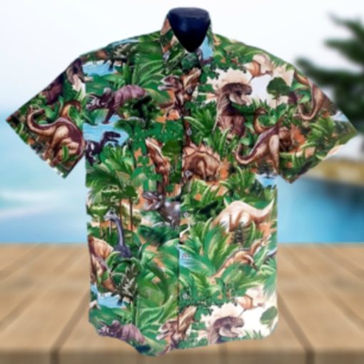 Jurassic Park Hawaiian Shirt Dinosaurs Items For Mens Women