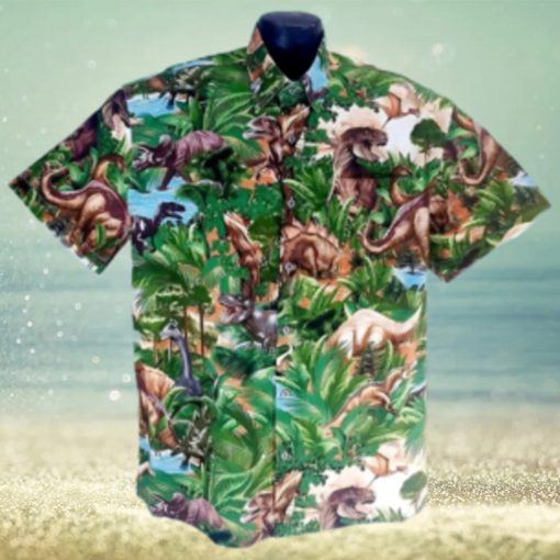 Jurassic Park Hawaiian Shirt Dinosaurs Items For Mens Women