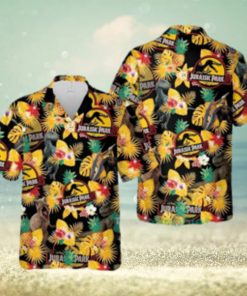 Jurassic Park Tropical Hawaii Beach Pineapple Jurassic Park Hawaiian Shirt