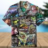 Dinosaur Jurassic Park Hawaiian Shirt Unisex Dinosaur Lover Hawaiians