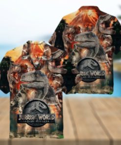 Jurassic World Fallen Kingdom Universal Jurassic Park Hawaiian Shirt