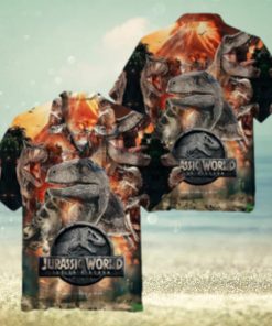 Jurassic World Fallen Kingdom Universal Jurassic Park Hawaiian Shirt