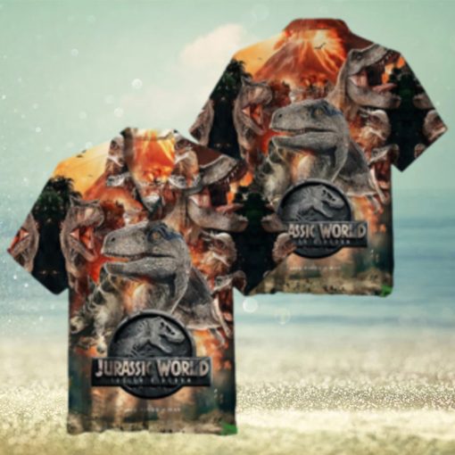 Jurassic World Fallen Kingdom Universal Jurassic Park Hawaiian Shirt