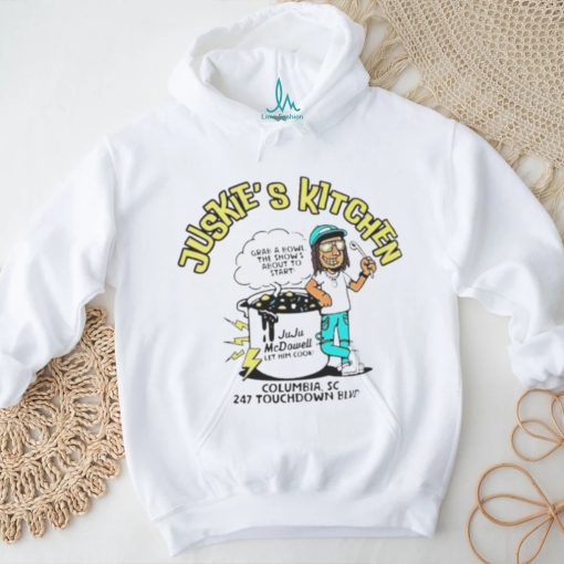 Juskie’s Kitchen Juju McDowell let him cook shirt