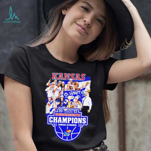 Kansas Jayhawks 2023 Women’s National Invitation Tournament Champions shirt