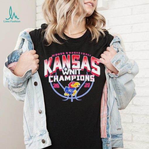 Kansas Jayhawks Blue 2023 Women’s Basketball NIT Champions Shirt