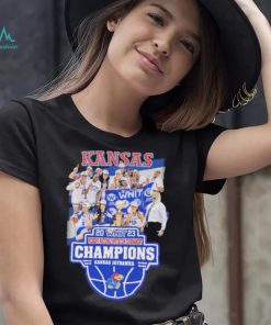 Kansas Jayhawks teams 2023 WNIT Women’s National Invitation Tournament Champions shirt