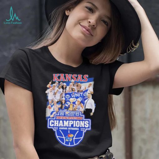 Kansas Jayhawks teams 2023 WNIT Women’s National Invitation Tournament Champions shirt