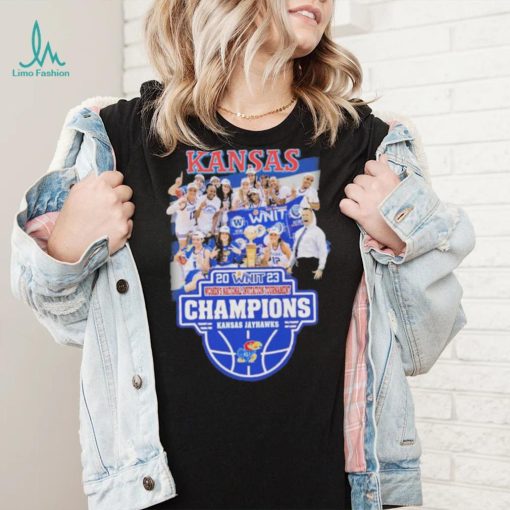 Kansas Jayhawks teams 2023 WNIT Women’s National Invitation Tournament Champions shirt