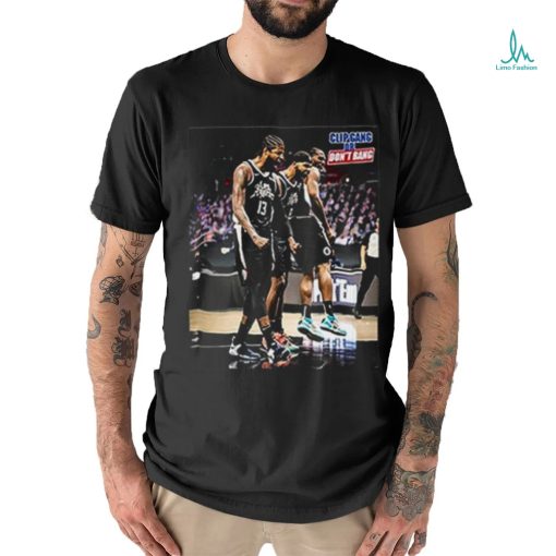 Kawhi Leonard Paul George Marcus Morris Clip Gang Or Don’t Bang Tee Shirt