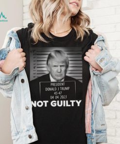 Kenzolynne Trump Mugshot Not Guilty Shirt