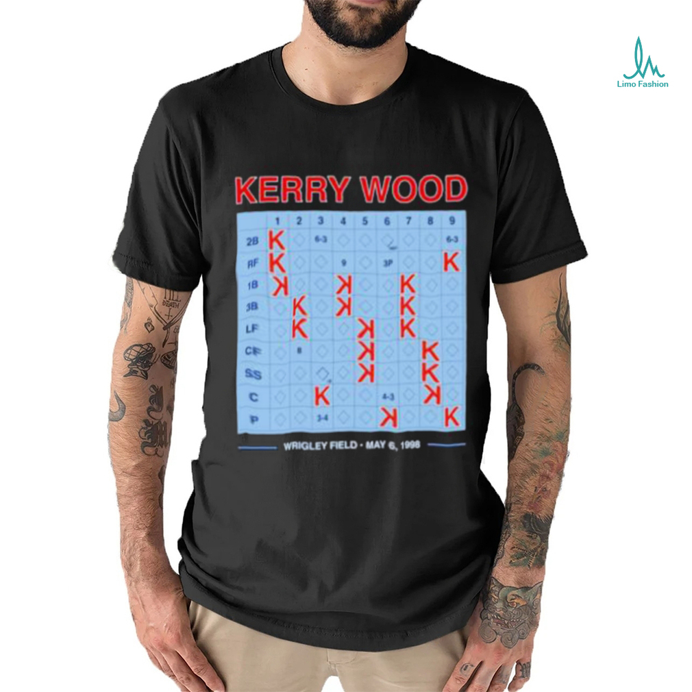 Kerry Wood 20 Strikeout Scorecard Shirt - Freedomdesign