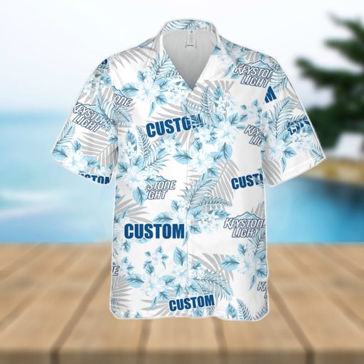 Keystone Light Hawaiian Shirt Flowers Pattern Personalized Gift Men And Women