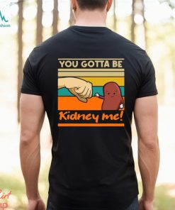 Kidney Funny Pun For A Kidney Donor Vintage Retro T shirt