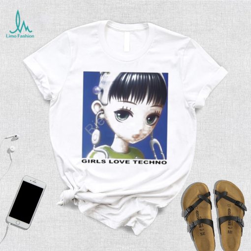 Kikillopieces store girls love techno t shirt