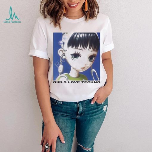 Kikillopieces store girls love techno t shirt