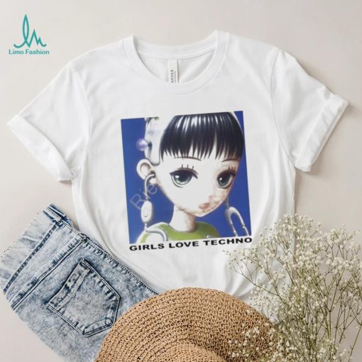 Kikillopieces store girls love techno t shirt