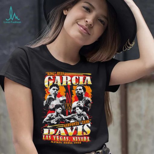 King Ryan Garcia vs Gervonta Tank Davis Las Vegas Nevada 2023 poster shirt