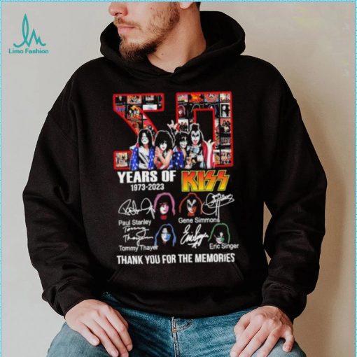 Kizz 50 Years of 1973 2023 thank You for the memories signatures shirt