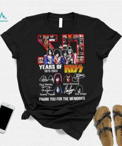Kizz 50 Years of 1973 2023 thank You for the memories signatures shirt