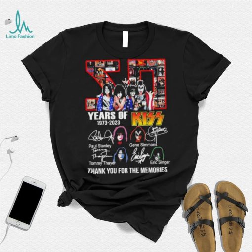 Kizz 50 Years of 1973 2023 thank You for the memories signatures shirt