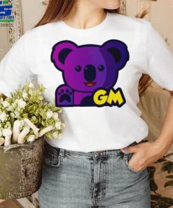 Koala Good Morning logo shirt