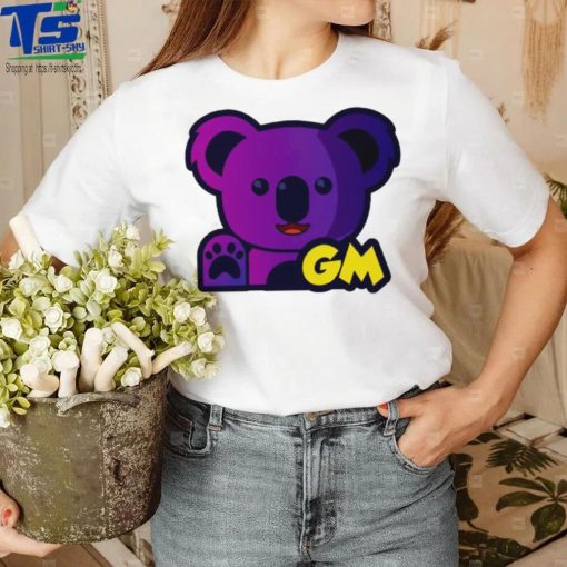 Koala Good Morning logo shirt