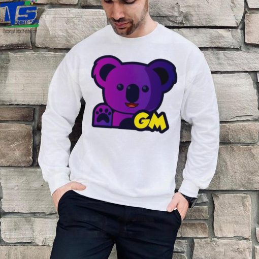 Koala Good Morning logo shirt