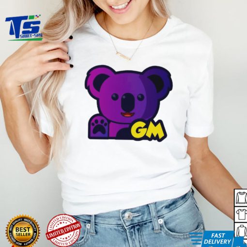 Koala Good Morning logo shirt